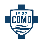 Como badge
